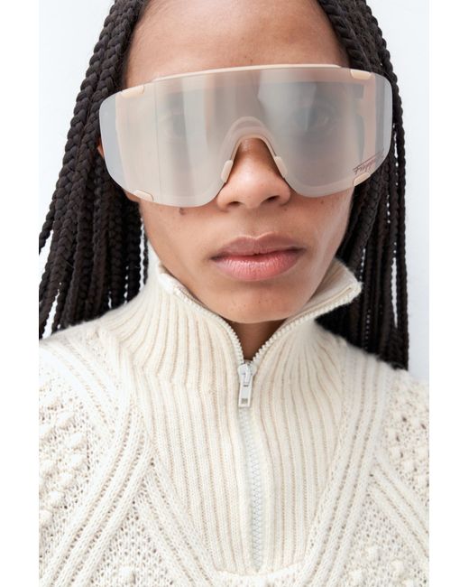 Filippa K White Ski Sunglasses