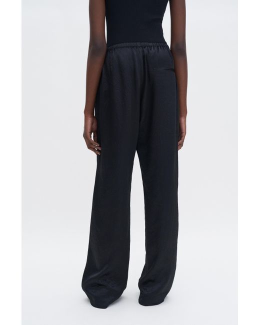 Filippa K Blue Casual Crinkle Trousers