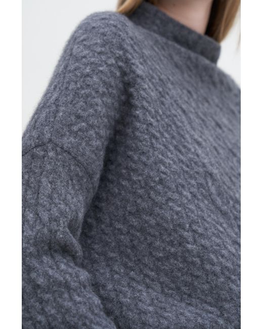 Filippa K Blue Mika Braid Sweater