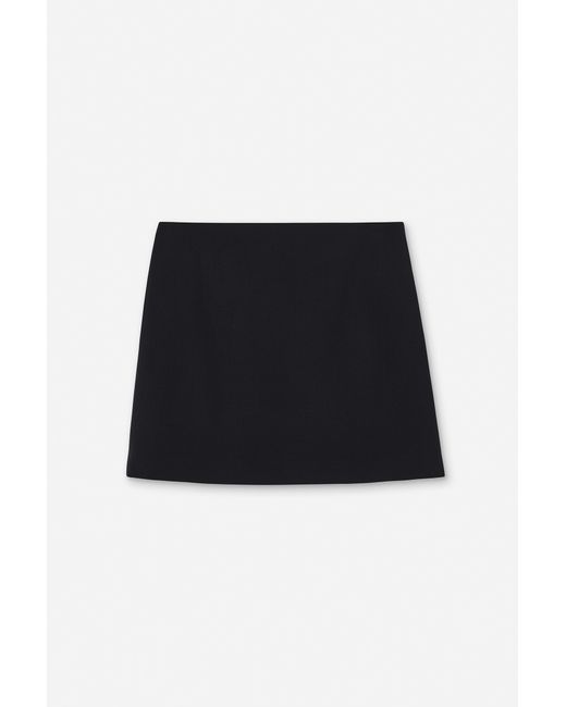 Filippa K Black Wool Mini Skirt