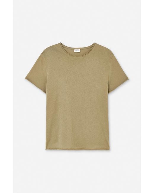 Filippa K Green Roll Neck Tee for men