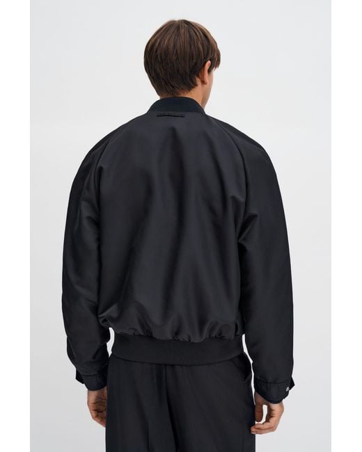 Filippa K Blue Technical Bomber Jacket for men