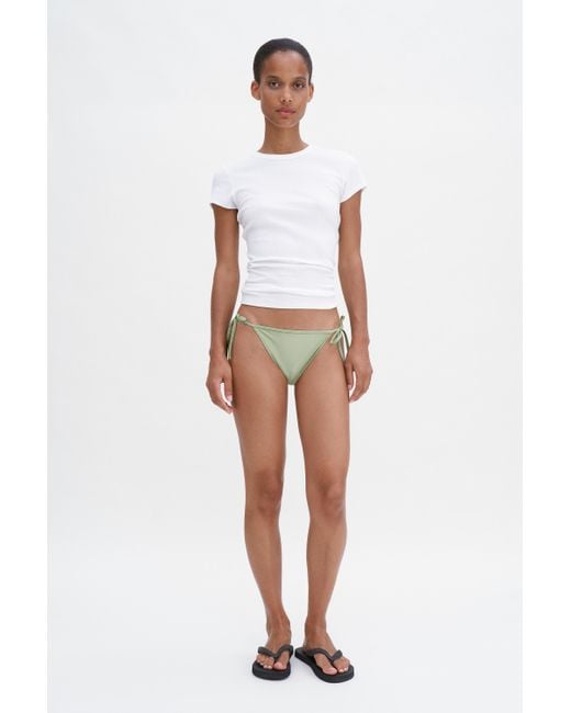Filippa K White Tie Detail Bikini Bottom