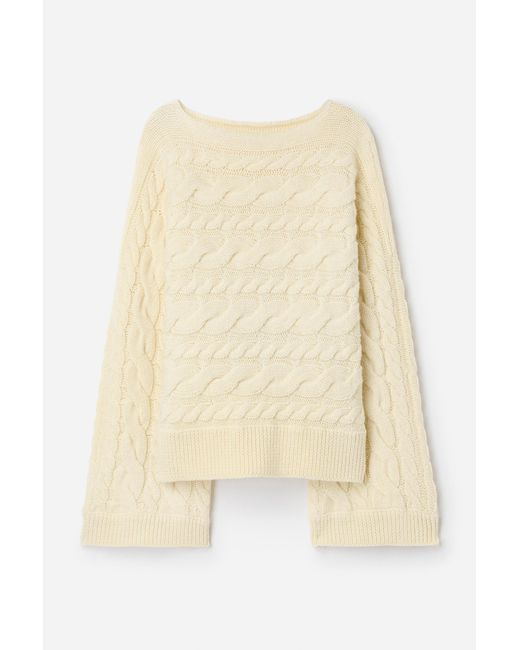 Filippa K Natural Swedish Wool Braided Sweater