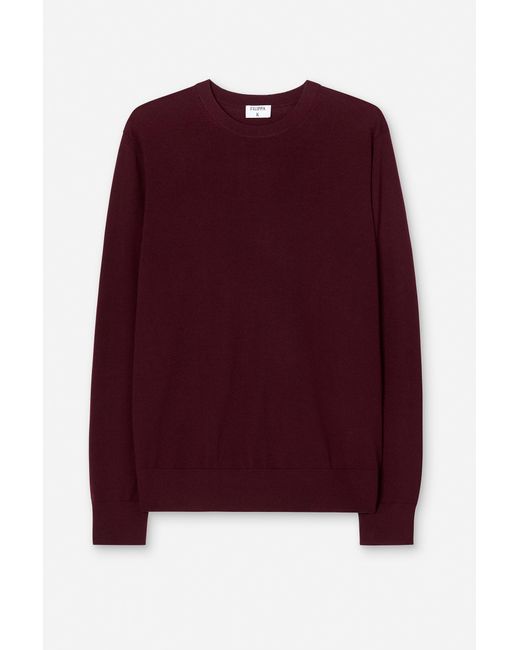 Filippa K Red Merino Sweater for men