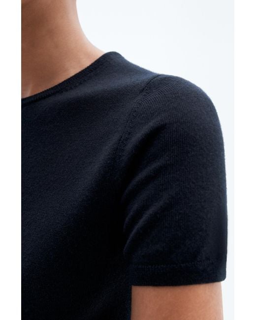 Filippa K Blue Merino Tee