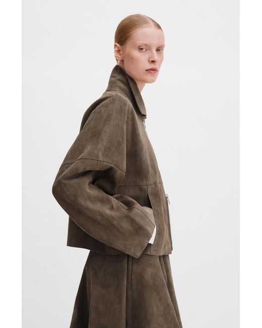Filippa K Green Suede Coach Jacket