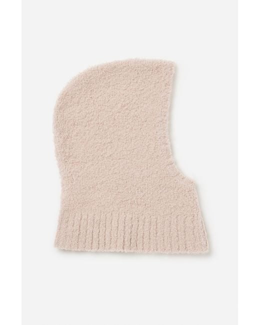 Filippa K White Fluffy Balaclava