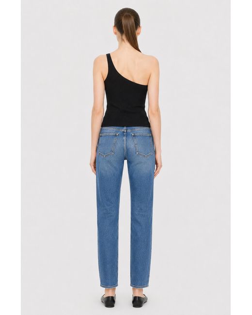 Filippa K Blue One Shoulder Top