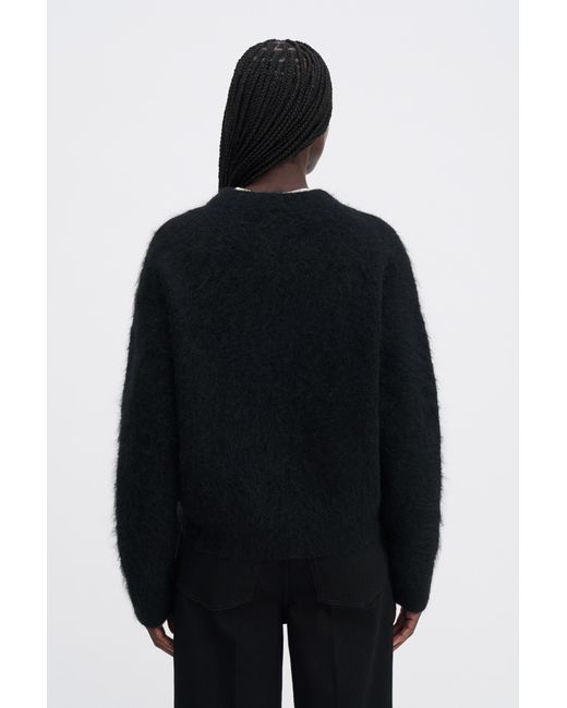 Filippa K Black Fluffy Sweater