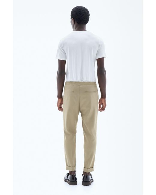 Filippa K White Terry Cropped Trousers for men