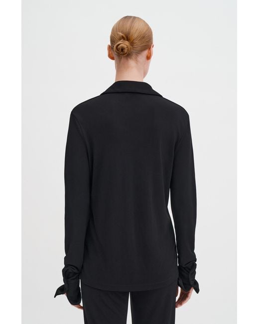 Filippa K Blue Crepe Jersey Shirt