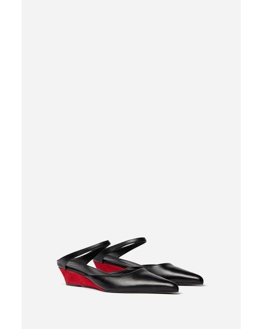 Filippa K White Low Wedge Heels