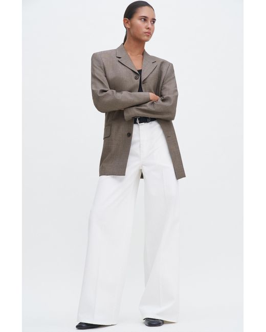 Filippa K White Wide Leg Jean