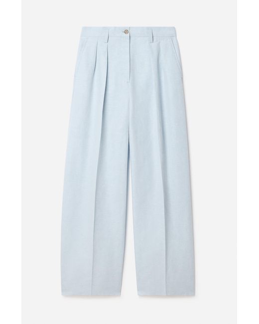 Filippa K White Paloma Linen Trousers