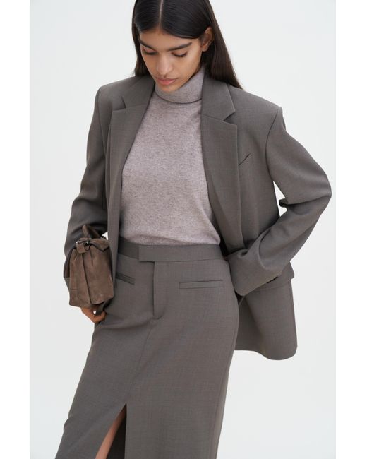 Filippa K Multicolor Long Tailored Skirt