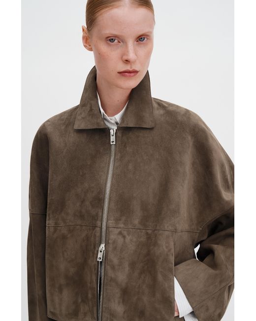 Filippa K Green Suede Coach Jacket