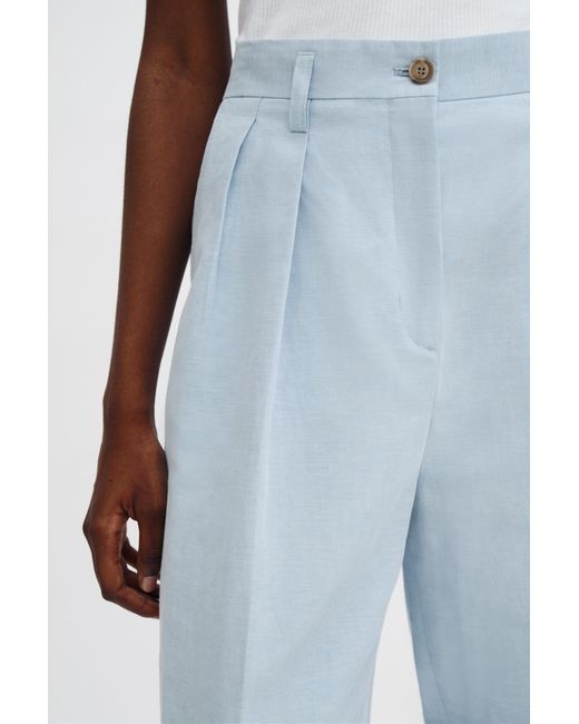 Filippa K White Paloma Linen Trousers