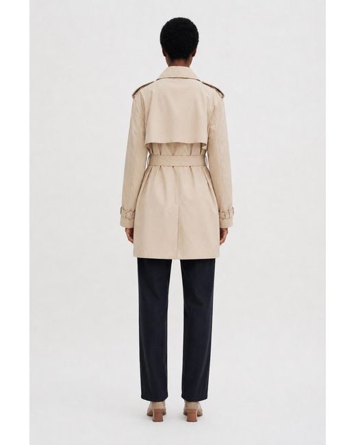 Filippa K Natural Short Trench Coat