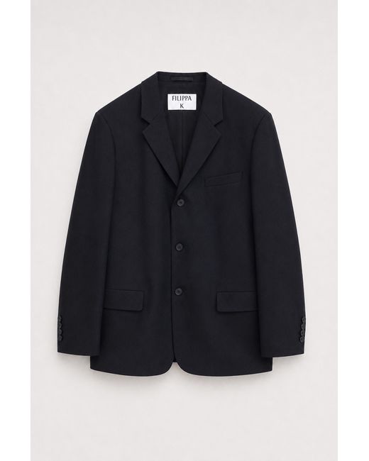 Filippa K Blue Single Breasted Wool Blazer for men