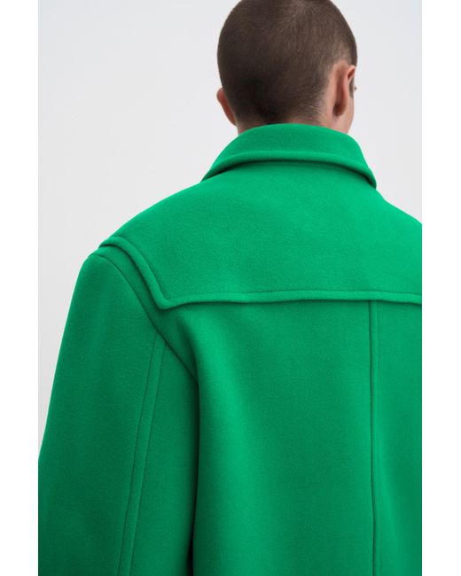 Filippa K Green Wool Donkey Jacket for men