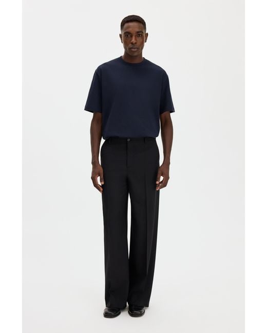 Filippa K Blue Heavy Crewneck Tee for men