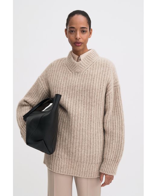 Filippa K Natural Soft Alpaca V-Neck Sweater