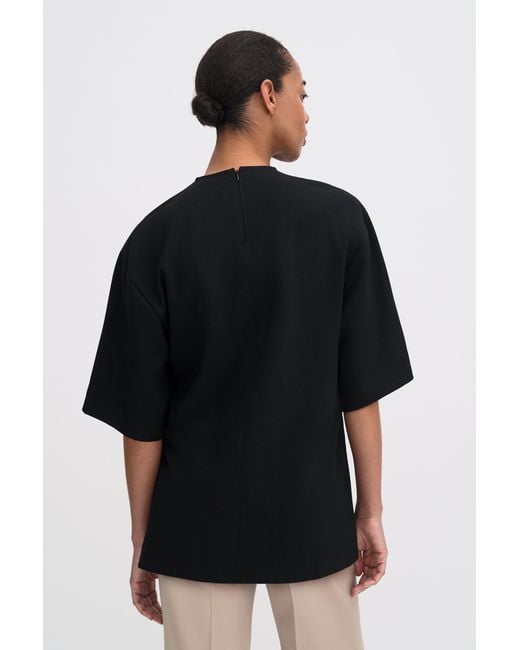 Filippa K Black Heavy Jersey Oversized Top