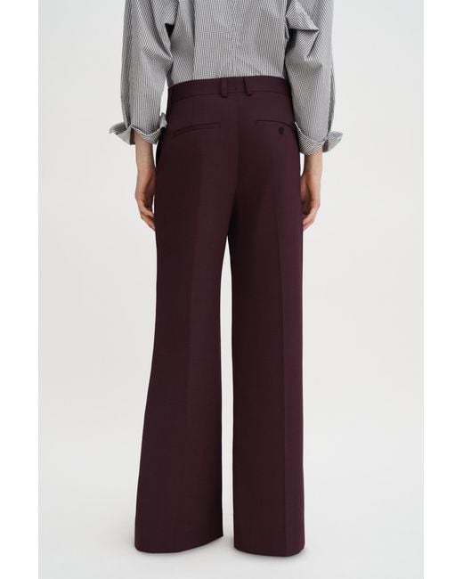 Filippa K Red Harlow Wool Trousers