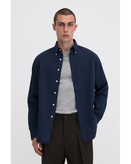 Filippa K Blue Tailored Button Down Shirt for men