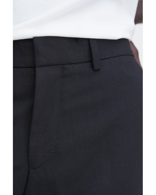 Filippa K Black Liam Wool Trousers for men