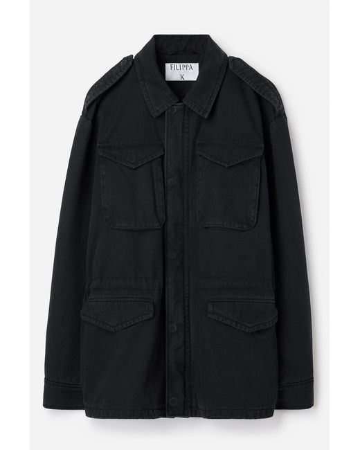 Filippa K Blue Recycled Cotton Field Jacket for men