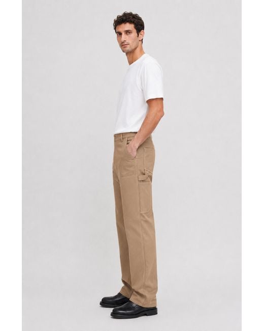 Filippa K Natural Cotton Carpenter Trousers for men