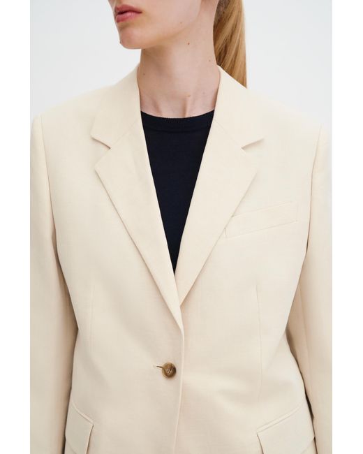 Filippa K Natural Delilah Linen Blazer