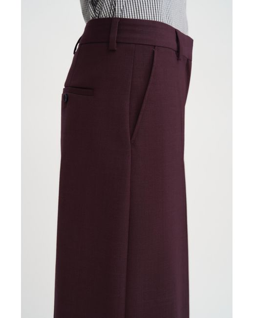 Filippa K Red Harlow Wool Trousers