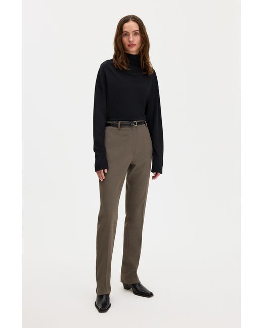 Filippa K Black Twisted Neck Top