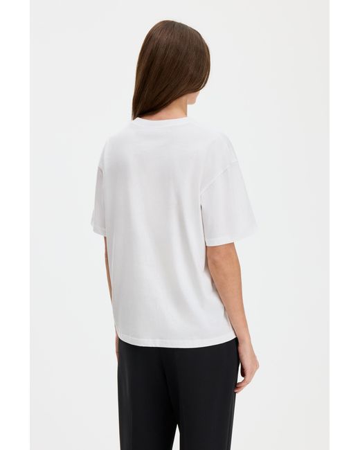 Filippa K White Loose Fit Tee
