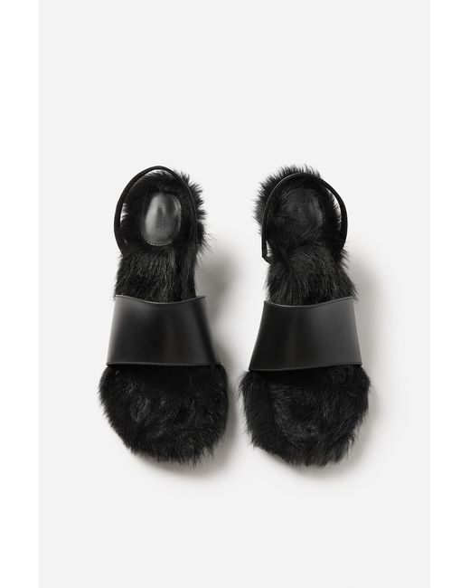 Filippa K Black Fur Heel