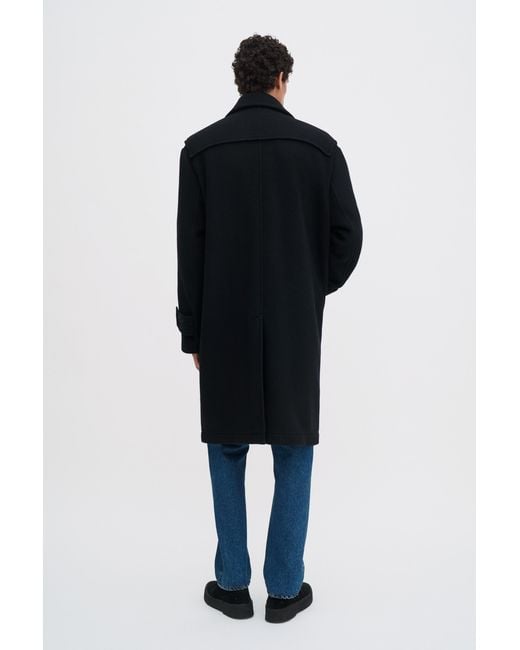 Filippa K Blue Monty Duffle Coat for men