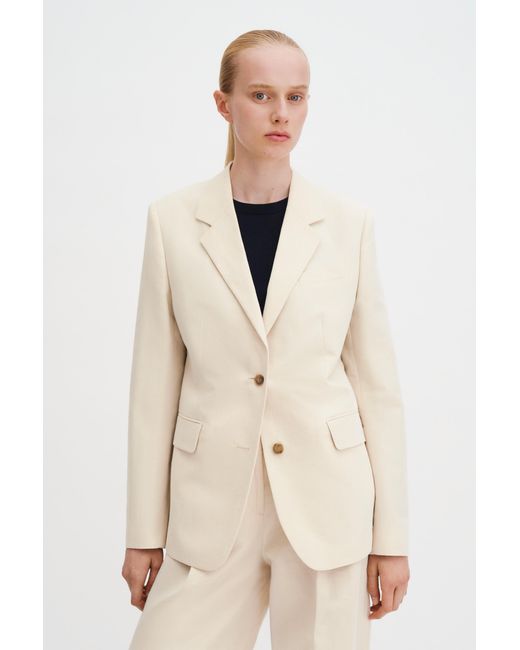 Filippa K Natural Delilah Linen Blazer