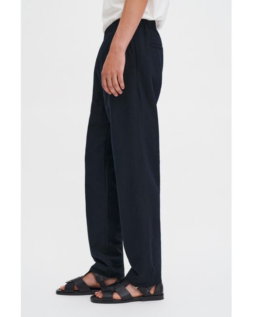 Filippa K Blue Theo Linen Trousers for men