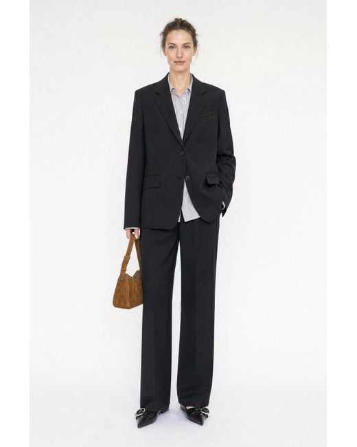 Filippa K Black Delilah Cool Wool Blazer