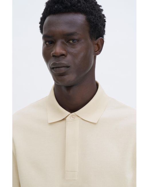 Filippa K Natural Heavy Cotton Rugby Shirt for men