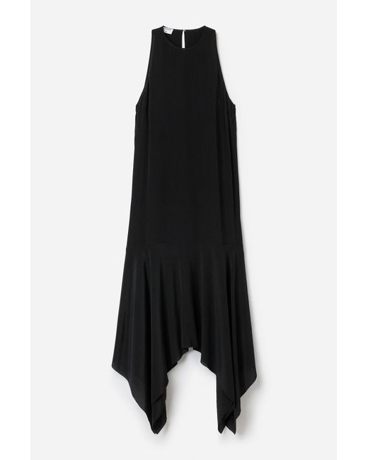 Filippa K Black Scarf Hem Dress