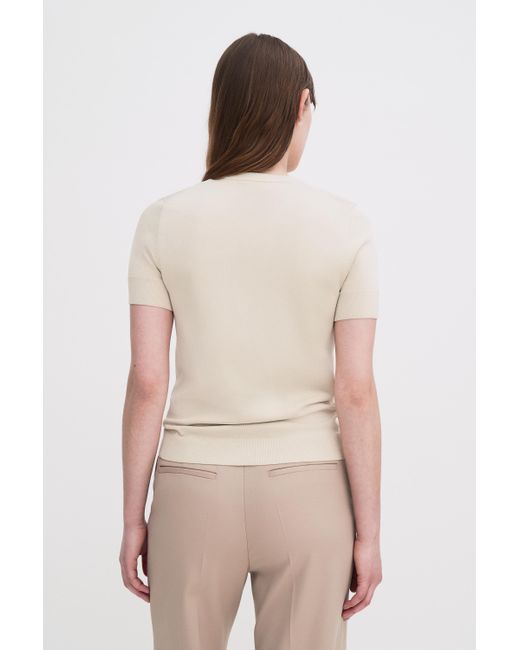 Filippa K Natural Glossy Knit Top