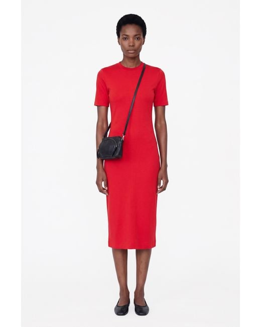 Filippa K Red T-Shirt Dress