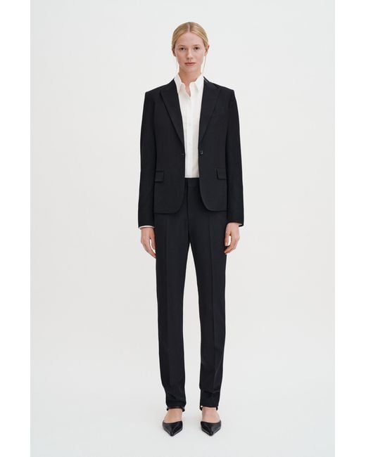 Filippa K Black Sasha Cool Wool Blazer