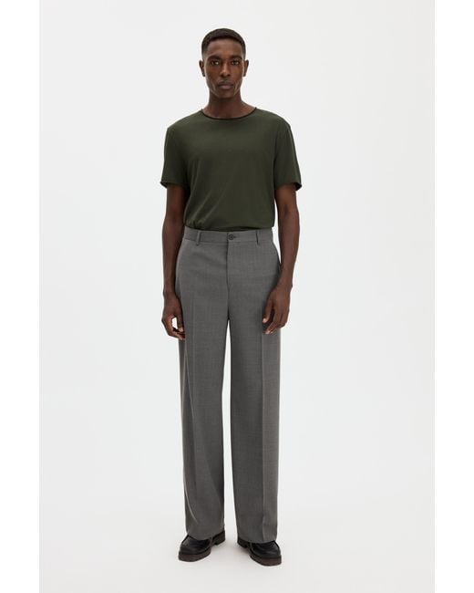 Filippa K Green Roll Neck Tee for men