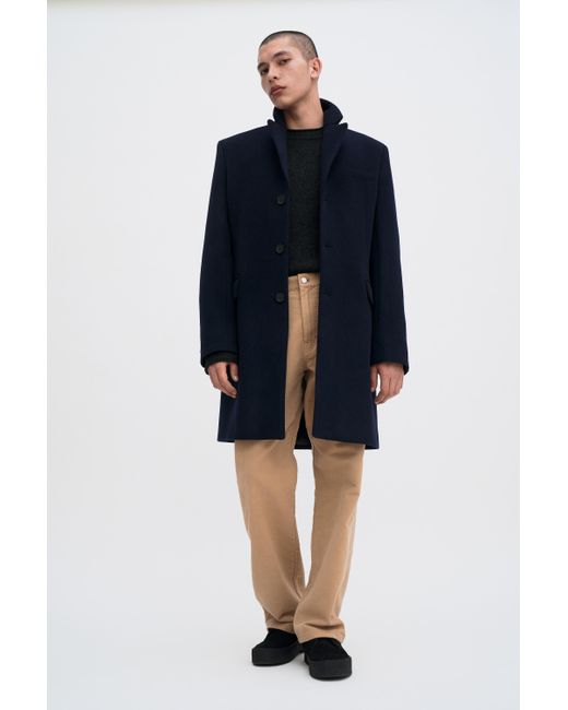 Filippa K Blue William Wool Coat for men