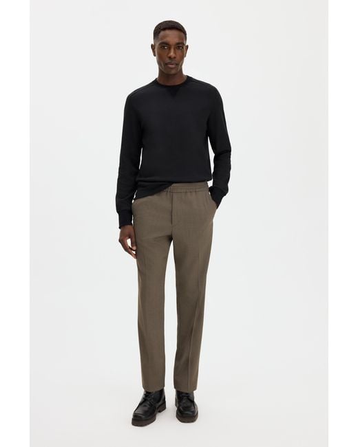 Filippa K Black Hammer Sleeve Sweater for men